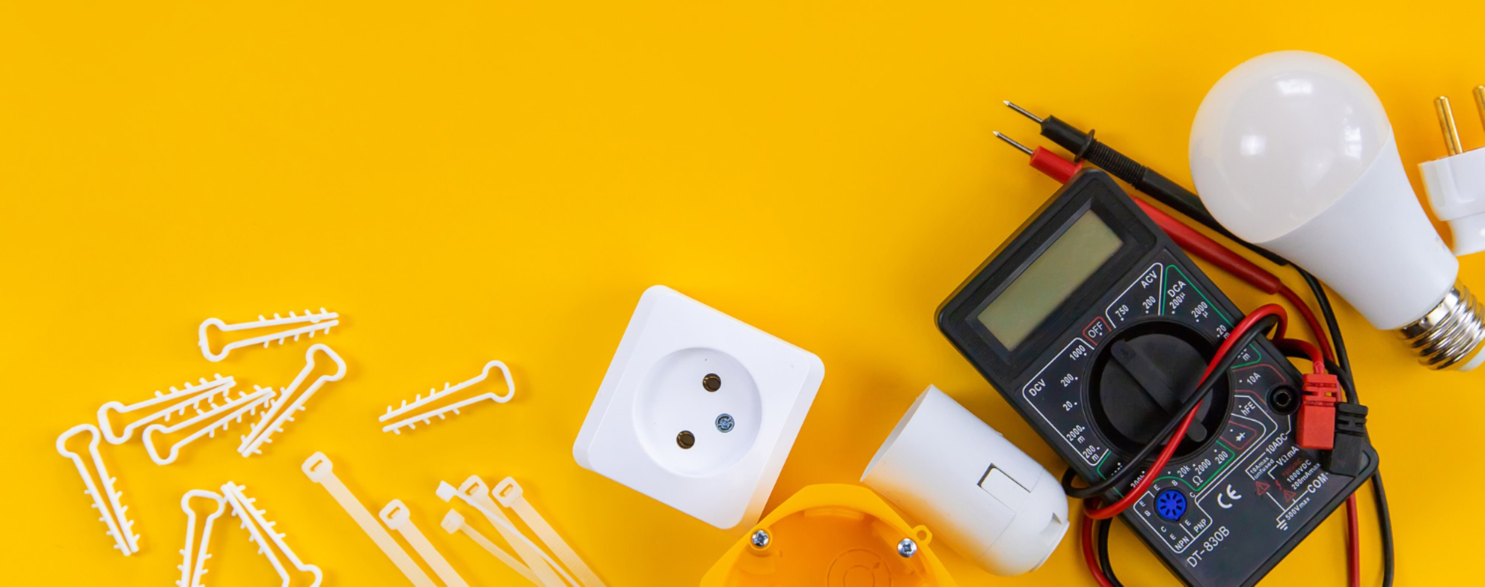 Фон категории услуг: Электрика