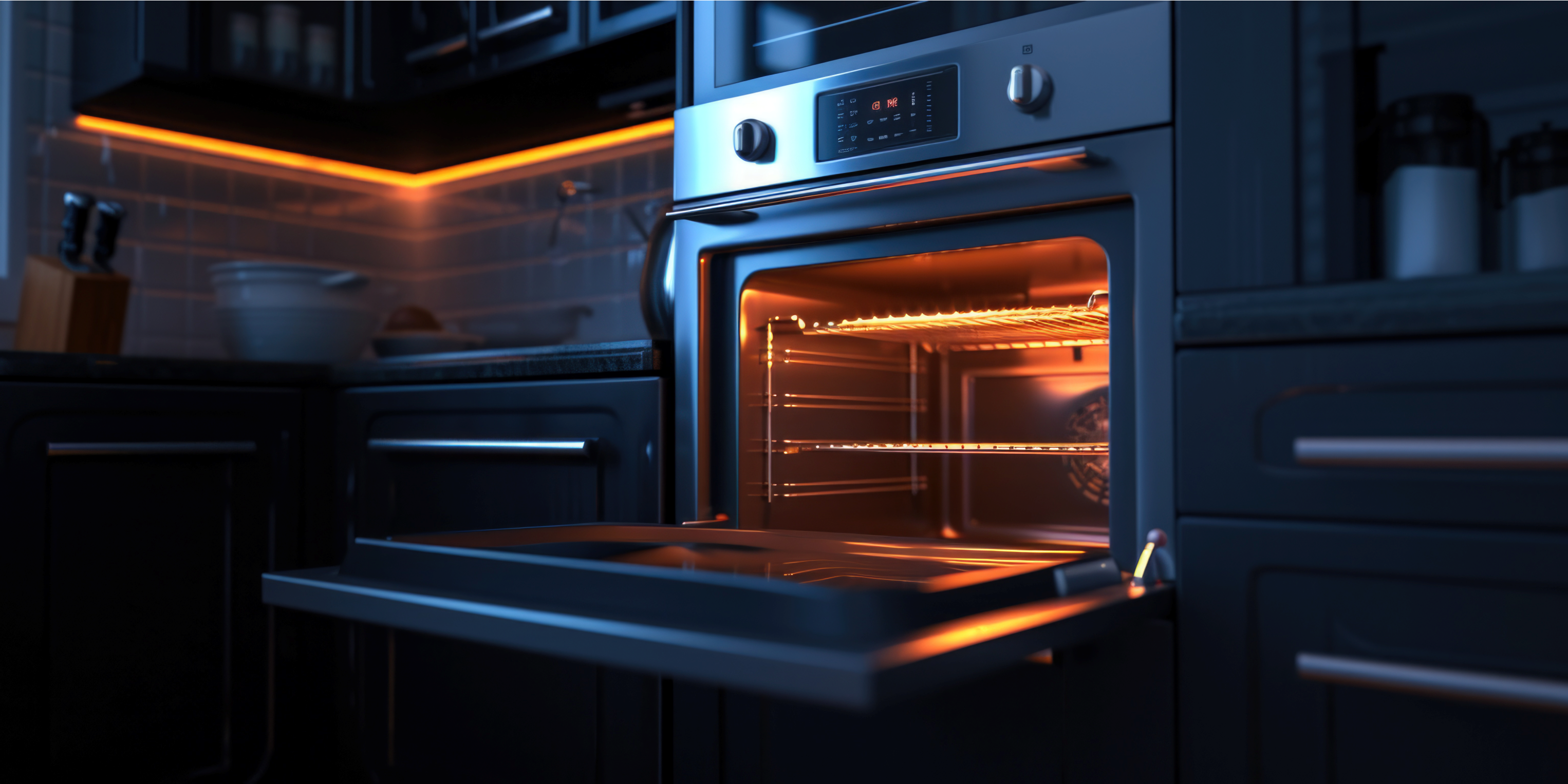 Фон категории услуг: Духовой шкаф